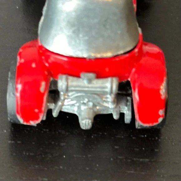 Vintage Hot Wheels Red Baron 1969 Mattel Diecast Car Redline Silver - Picture 6 of 6